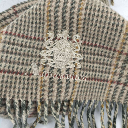 アクアスキュータム AQUASCUTUM ウール100% タータンチェックマフラー レディース