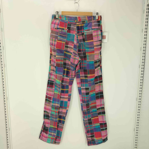 80s kingswood USA製 マドラスチェック パッチワークパンツ メンズ
