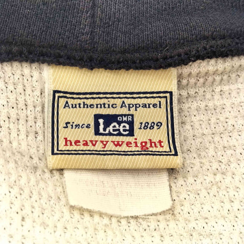 リー Lee 90S 裏地サーマル ヘビーウェイト ジップパーカー 短丈 ボックス メンズ