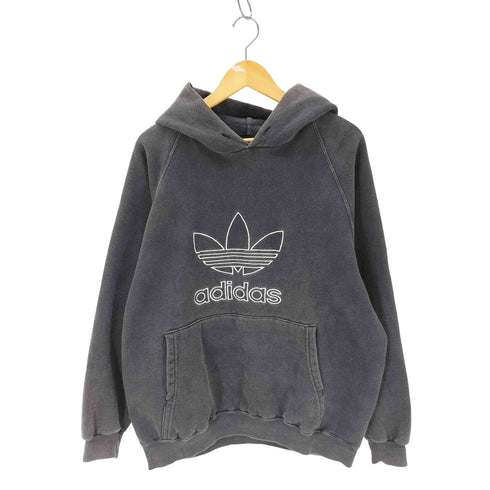 アディダス adidas 90s-00s トレフォイルロゴ プルオーバーパーカー フーディ メンズ JPN:M