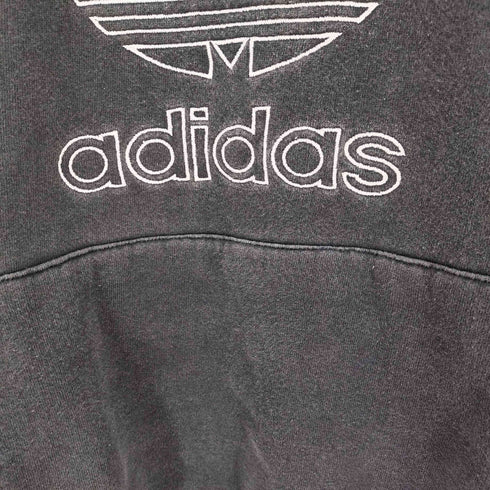アディダス adidas 90s-00s トレフォイルロゴ プルオーバーパーカー フーディ メンズ JPN:M