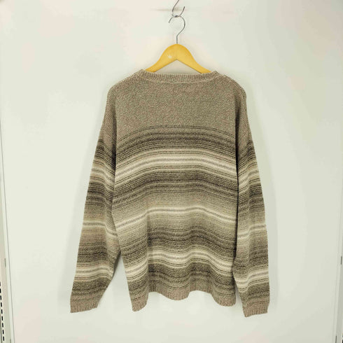 セントジョンズベイ STJOHNS BAY 90s コットンアクリル ボーダー ニット メンズ JPN:XL