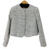 ザラ ZARA ツイード ショートテクスチャージャケット レディース import:S
