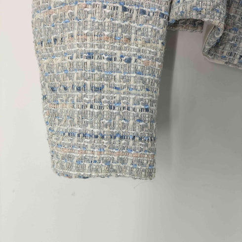 ザラ ZARA ツイード ショートテクスチャージャケット レディース import:S
