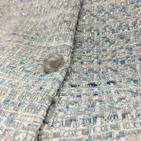 ザラ ZARA ツイード ショートテクスチャージャケット レディース import:S