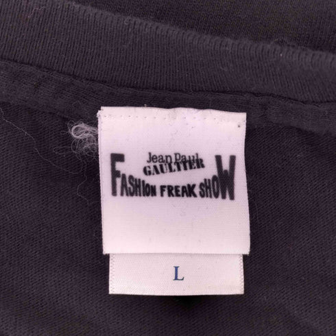 ジャンポールゴルチエ Jean Paul GAULTIER FASHION FREAK SHOW グラフィックプリントクルーネックTシャツ メンズ JPN:L