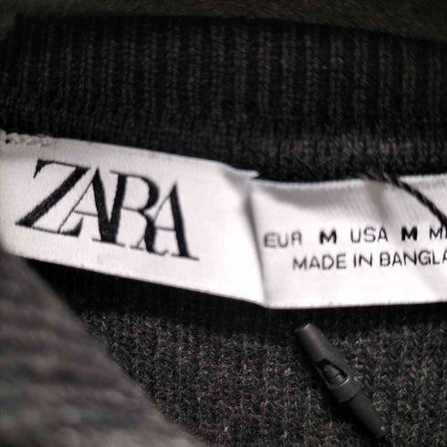 ザラ ZARA ニットポロトップス レディース import:M
