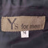 ワイズフォーメン Ys for men 80s 茶タグ ダブルブレスト ヘリンボーン柄 パワーショルダー ウールテーラードジャケット メンズ JPN:M