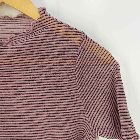 フリークスストア FREAKS STORE シアーボーダーショートスリーブTシャツ レディース FREE