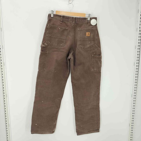 カーハート Carhartt ペンキリメイク ダック地ダブルニー ペインターパンツ メンズ 33/32