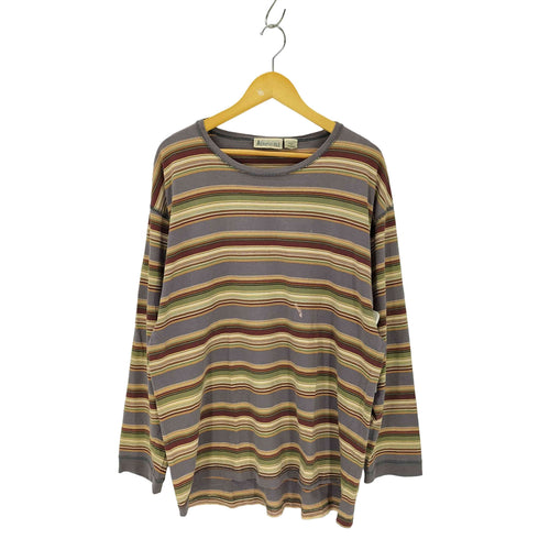 エアロポステール AEROPOSTALE 90s マルチボーダー カットソー メンズ JPN:M