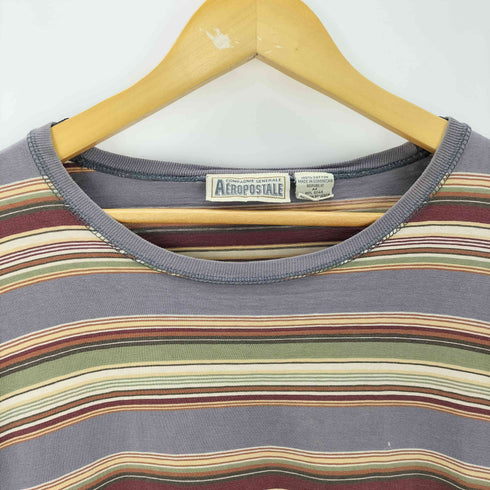 エアロポステール AEROPOSTALE 90s マルチボーダー カットソー メンズ JPN:M