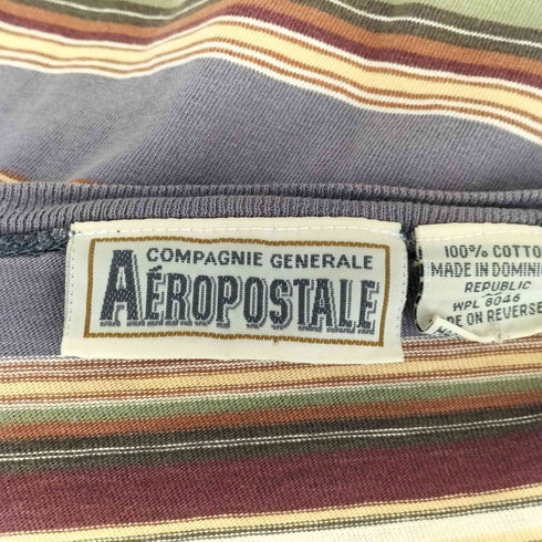 エアロポステール AEROPOSTALE 90s マルチボーダー カットソー メンズ JPN:M