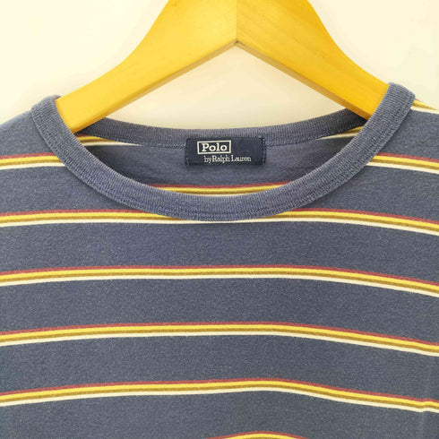 ポロバイラルフローレン Polo by RALPH LAUREN 90s ボーダー柄クルーネックカットソー メンズ