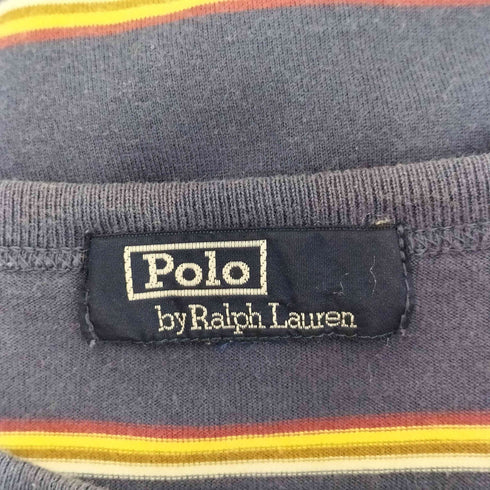 ポロバイラルフローレン Polo by RALPH LAUREN 90s ボーダー柄クルーネックカットソー メンズ