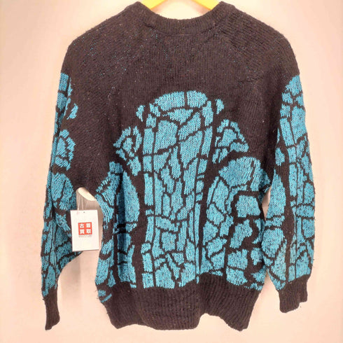 ST MICHAEL MADE IN THE U.K 総柄アクリル混ニット メンズ 16-18