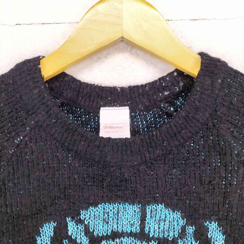 ST MICHAEL MADE IN THE U.K 総柄アクリル混ニット メンズ 16-18