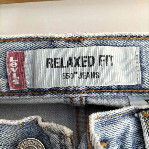 リーバイス Levis 550 RELAXED FIT Medium Stonewash リメイク加工 メンズ 33/32