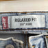 リーバイス Levis 550 RELAXED FIT Medium Stonewash リメイク加工 メンズ 33/32
