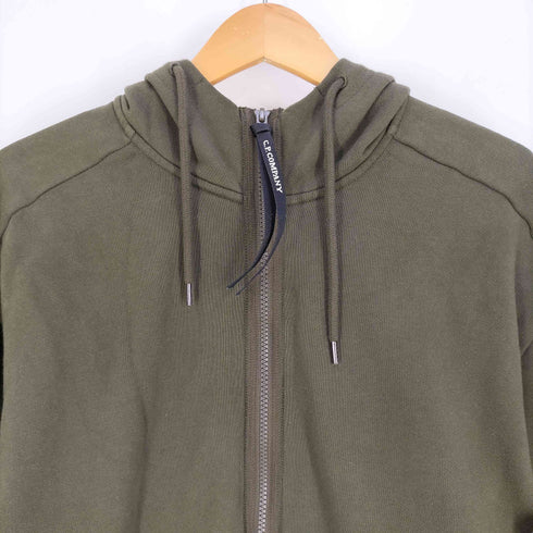シーピーカンパニー C.P.COMPANY DIAGONAL RAISED FLEECE GOGGLE ZIPPED HOODED SWEATSHIRT ゴーグル ジップアップパーカー メンズ import:S