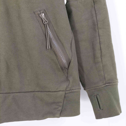 シーピーカンパニー C.P.COMPANY DIAGONAL RAISED FLEECE GOGGLE ZIPPED HOODED SWEATSHIRT ゴーグル ジップアップパーカー メンズ import:S