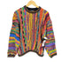 クージー COOGI マルチカラ― クルーネック 3Dニット セーター メンズ SS