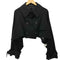 ヨウジヤマモトファム Yohji Yamamoto FEMME 2021AW SHORT TRENCH COAT 短丈 クロップド ショートジャケット レディース 1