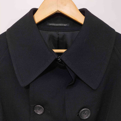 ヨウジヤマモトファム Yohji Yamamoto FEMME 2021AW SHORT TRENCH COAT 短丈 クロップド ショートジャケット レディース 1