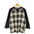 ステューシー Stussy AUTHENTIC チェック切替 ラグラン カットソー メンズ import:L