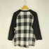 ステューシー Stussy AUTHENTIC チェック切替 ラグラン カットソー メンズ import:L