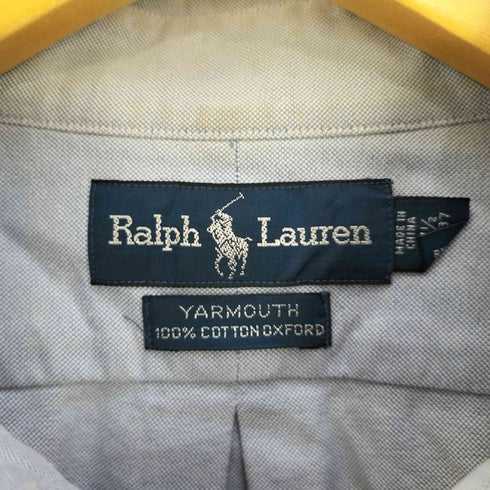 ラルフローレン RALPH LAUREN YARMOUTH ポニー刺繍 オックスフォードシャツ メンズ 17 1/2