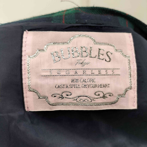 バブルス BUBBLES ボックスプリーツ チェック ミニスカート レディース S