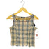 バーバリーブルーレーベル BURBERRY BLUE LABEL ノバチェック柄 コットンニットビスチェ レディース US:38