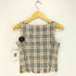 バーバリーブルーレーベル BURBERRY BLUE LABEL ノバチェック柄 コットンニットビスチェ レディース US:38