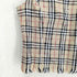 バーバリーブルーレーベル BURBERRY BLUE LABEL ノバチェック柄 コットンニットビスチェ レディース US:38