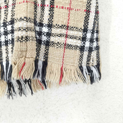 バーバリーブルーレーベル BURBERRY BLUE LABEL ノバチェック柄 コットンニットビスチェ レディース US:38