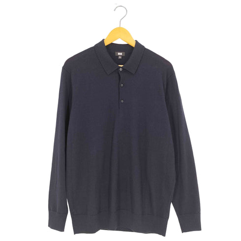 ユニクロユー UNIQLO U メリノニットポロシャツ メンズ JPN:XL