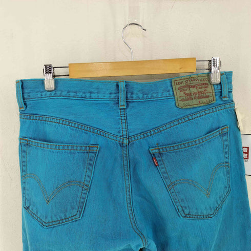 リーバイス Levis レソト製 505 レギュラーフィットデニムパンツ ボタン裏249 後染め メンズ 33/34