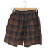 Willow pants チェック イージーショーツ ショートパンツ メンズ