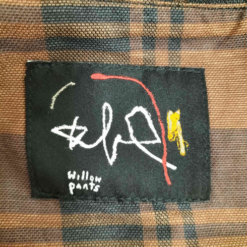 Willow pants チェック イージーショーツ ショートパンツ メンズ