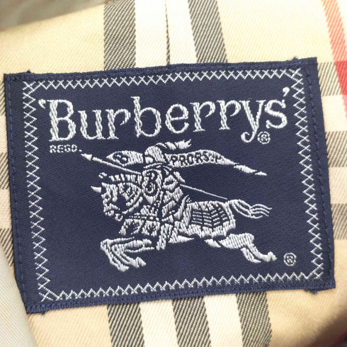 バーバリーズ BURBERRYS 90S 裏地ノバチェック ステンカラーコート メンズ