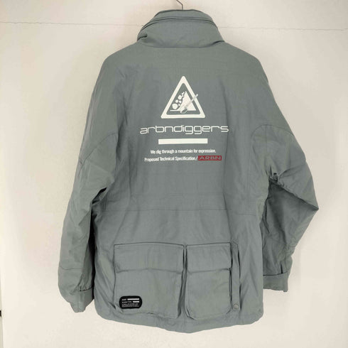 WORES ARBN DIGGER ロールアップ式 ジップアップジャケット メンズ