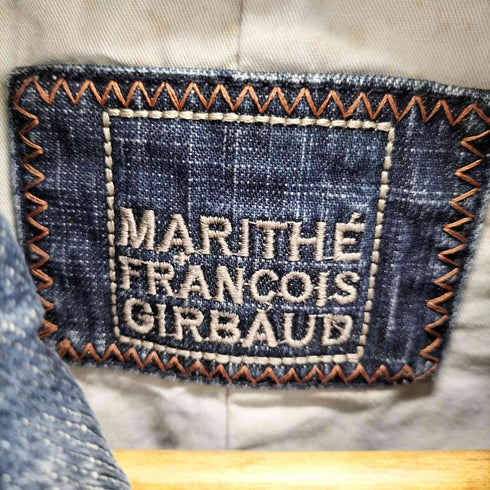 マリテフランソワジルボー MARITHE FRANCOIS GIRBAUD コットンダブルデニムジャケット レディース import:S
