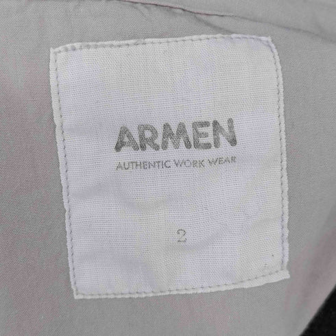 アーメン ARMEN 40S POPLIN BOAT NECK L/SL ONE-PIECE レディース JPN:2