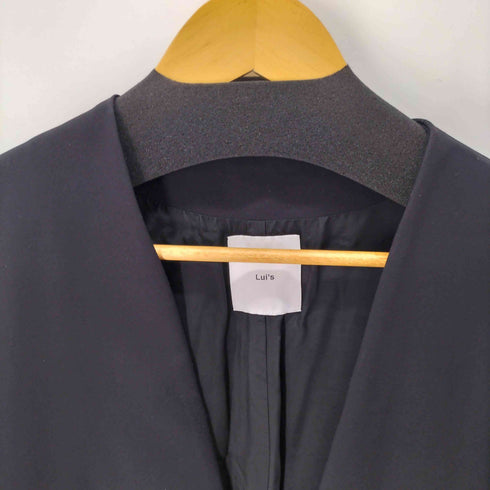 ルイス Luis ボタンレス ノーカラジャケット メンズ JPN:M