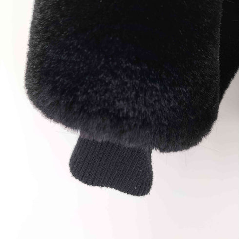 ザラ ZARA FUR HOODED JACKET フェイクファー ブルゾン レディース JPN:XL