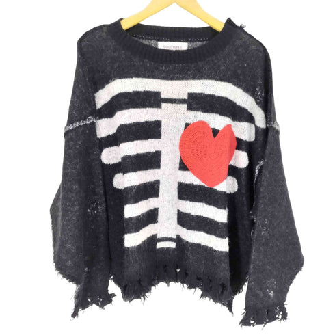 ディスカバード DISCOVERED モヘア混 HEARTBONE KNIT メンズ JPN:3
