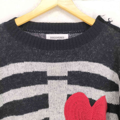 ディスカバード DISCOVERED モヘア混 HEARTBONE KNIT メンズ JPN:3