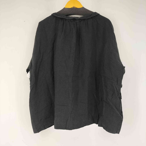 ヴェリテクール veritecoeur リネン100% S/S ブラウス レディース