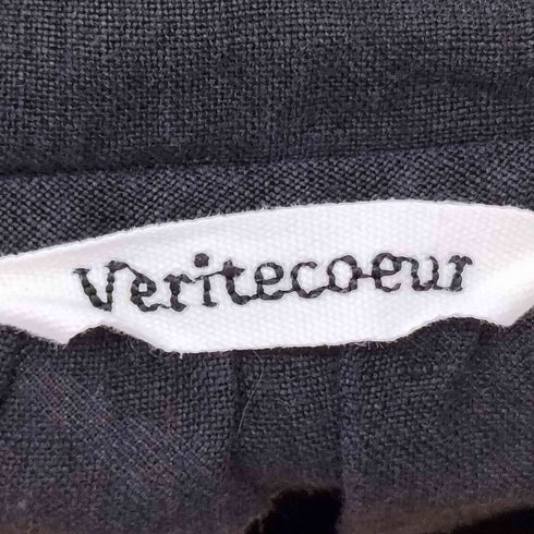 ヴェリテクール veritecoeur リネン100% S/S ブラウス レディース